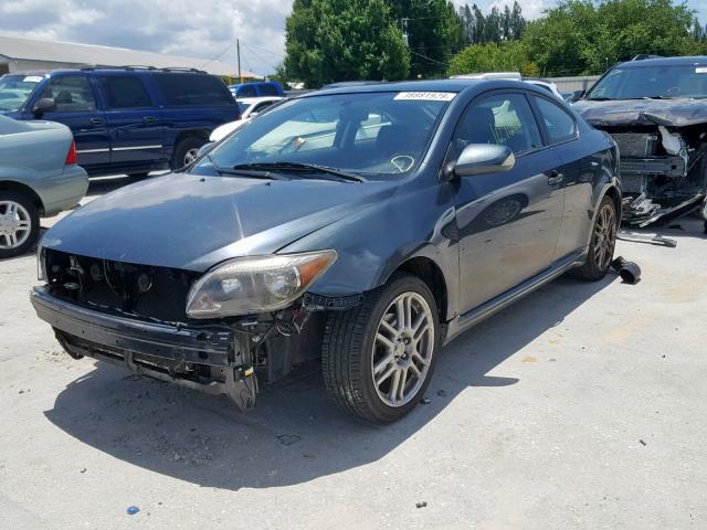 JTKDE167880252886 - 2008 TOYOTA SCION TC ნაცრისფერი ფოტო 2