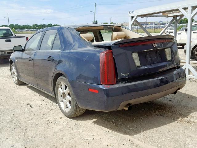 1G6DW677260128581 - 2006 CADILLAC STS BLUE photo 3