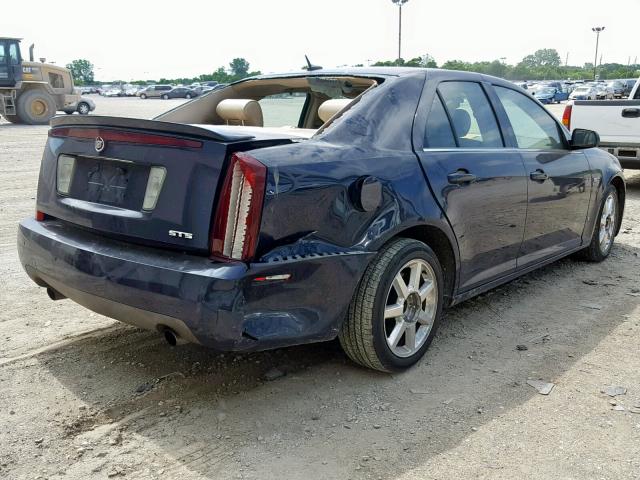 1G6DW677260128581 - 2006 CADILLAC STS BLUE photo 4