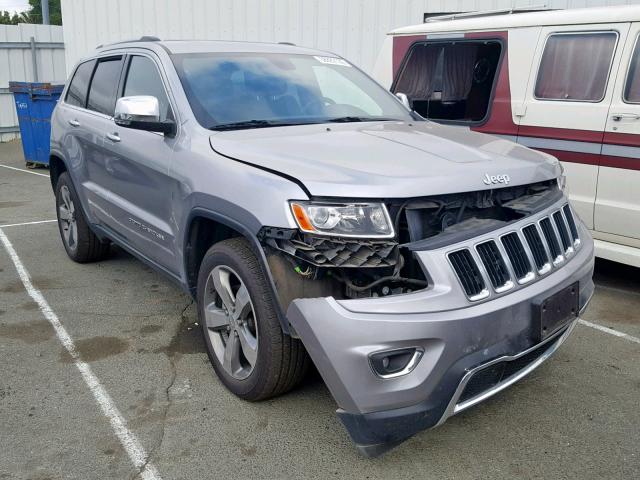 1C4RJFBG8EC517893 - 2014 JEEP GRAND CHER GRAY photo 1