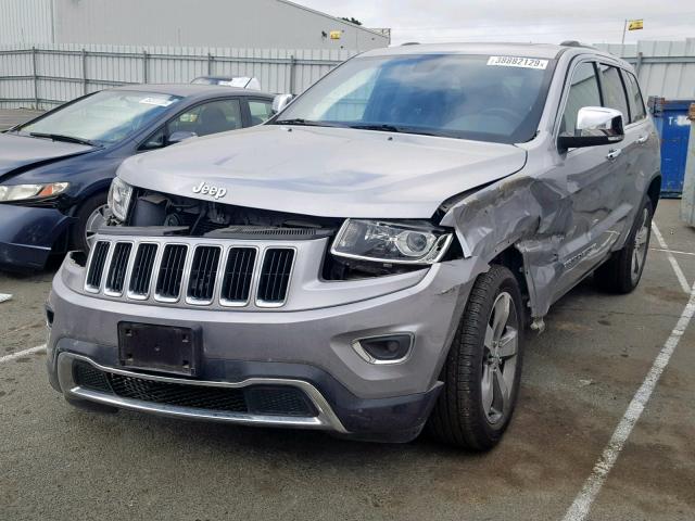 1C4RJFBG8EC517893 - 2014 JEEP GRAND CHER GRAY photo 2