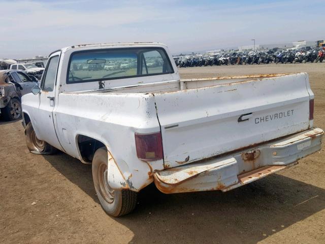 1GCDR14Z6HJ171878 - 1987 CHEVROLET R10 WHITE photo 3