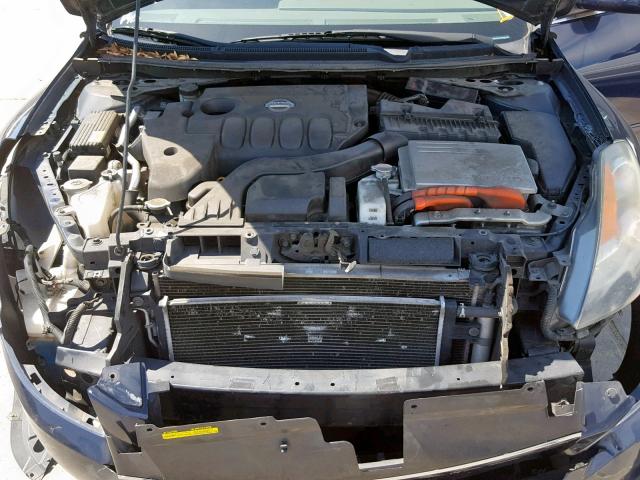 1N4CL21E69C168897 - 2009 NISSAN ALTIMA HYB BLUE photo 7