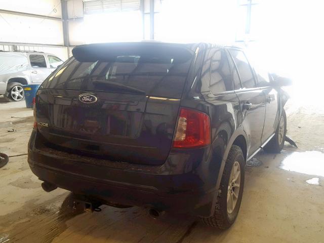 2FMDK3GC8DBC37431 - 2013 FORD EDGE SE BLACK photo 4