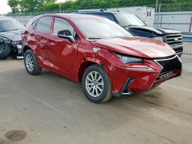 JTJYARBZ9K2138673 - 2019 LEXUS NX 300 BURGUNDY photo 1