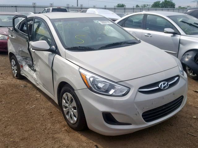 KMHCT4AE4HU250881 - 2017 HYUNDAI ACCENT SE CREAM photo 1