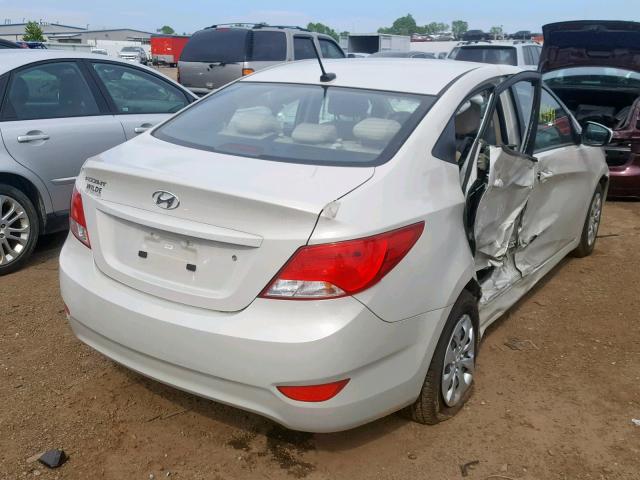 KMHCT4AE4HU250881 - 2017 HYUNDAI ACCENT SE CREAM photo 4