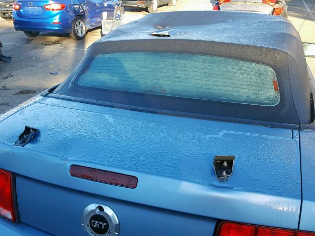 1ZVFT85H265172070 - 2006 FORD MUSTANG GT BLUE photo 9