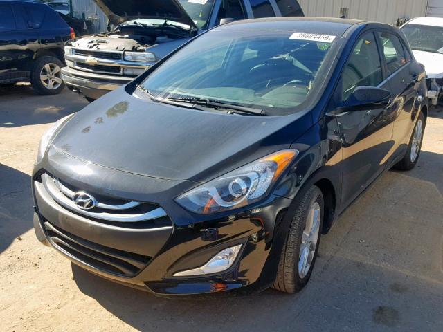 KMHD35LE0DU059511 - 2013 HYUNDAI ELANTRA GT BLACK photo 2