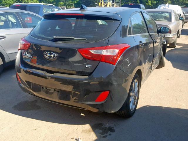 KMHD35LE0DU059511 - 2013 HYUNDAI ELANTRA GT BLACK photo 4