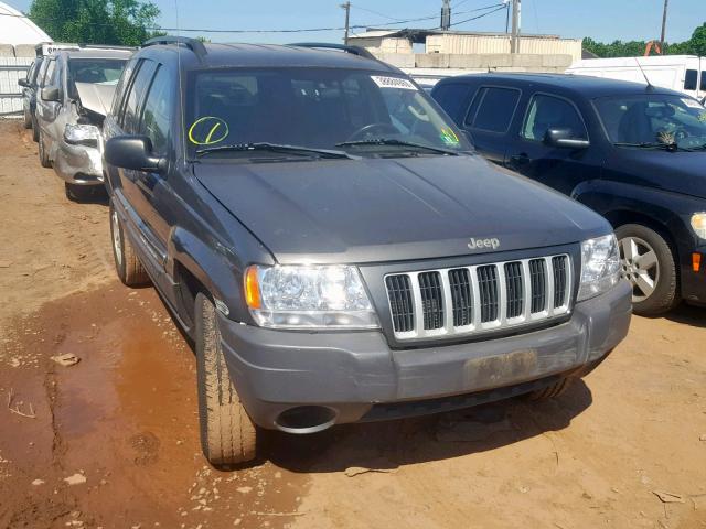 1J4GW48S04C130109 - 2004 JEEP GRAND CHER GRAY photo 1