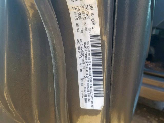 1J4GW48S04C130109 - 2004 JEEP GRAND CHER GRAY photo 10