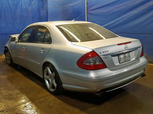 WDBUF56X19B431948 - 2009 MERCEDES-BENZ E 350 SILVER photo 3