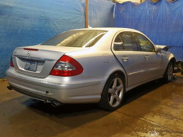 WDBUF56X19B431948 - 2009 MERCEDES-BENZ E 350 SILVER photo 4