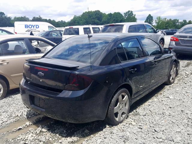 1G1AF5F54A7184301 - 2010 CHEVROLET COBALT 2LT BLACK photo 4