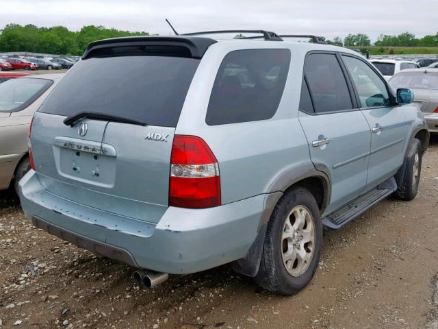 2HNYD18802H533465 - 2002 ACURA MDX TOURIN BLUE photo 3