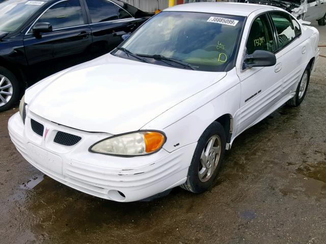 1G2NF52E7YC541426 - 2000 PONTIAC GRAND AM S WHITE photo 2