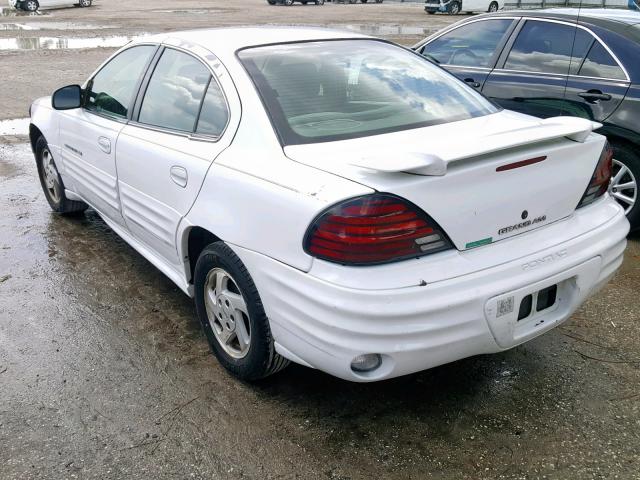 1G2NF52E7YC541426 - 2000 PONTIAC GRAND AM S WHITE photo 3