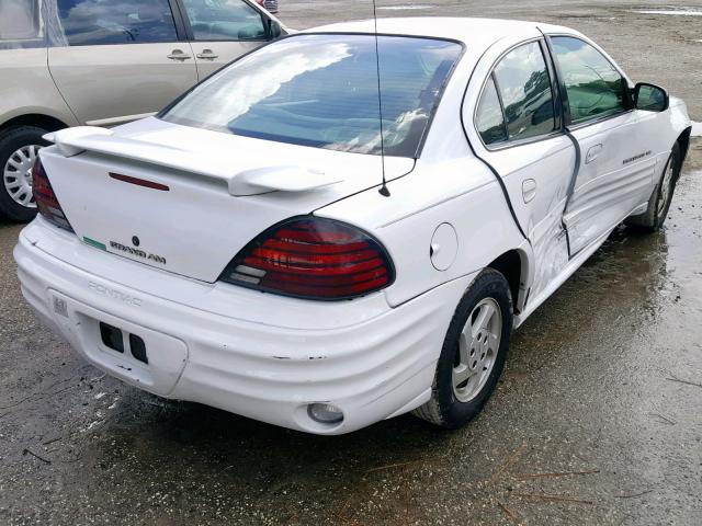 1G2NF52E7YC541426 - 2000 PONTIAC GRAND AM S WHITE photo 4