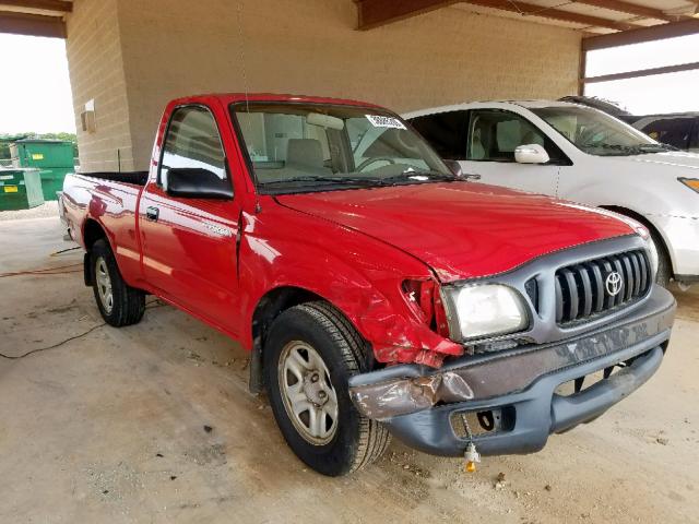 5TENL42N52Z070979 - 2002 TOYOTA TACOMA RED photo 1