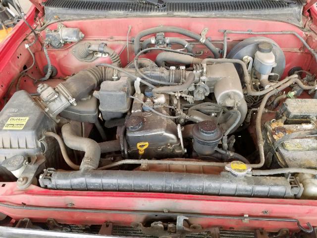 5TENL42N52Z070979 - 2002 TOYOTA TACOMA RED photo 7