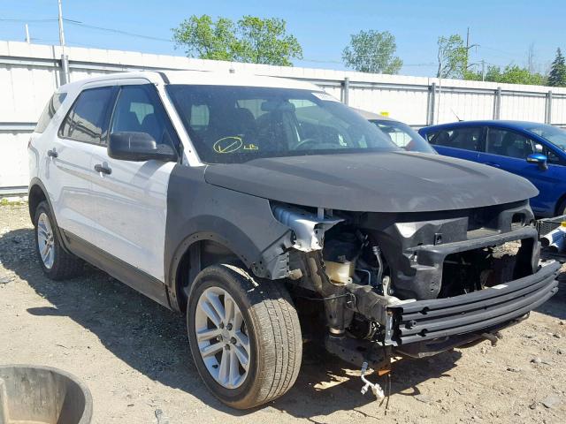 1FM5K8AR4FGA09839 - 2015 FORD EXPLORER P WHITE photo 1