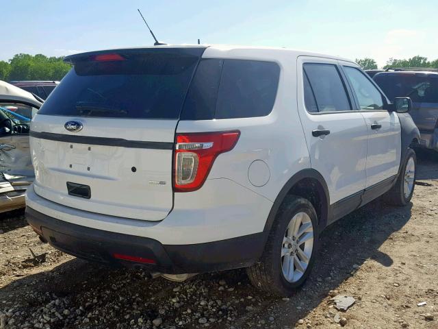 1FM5K8AR4FGA09839 - 2015 FORD EXPLORER P WHITE photo 4