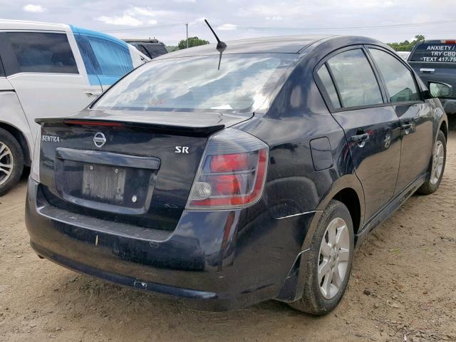 3N1AB6AP3AL712281 - 2010 NISSAN SENTRA 2.0 BLACK photo 4