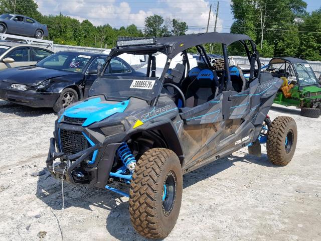 3NSVFE929KF586139 - 2019 POLARIS RZR XP 4 T BLUE photo 2