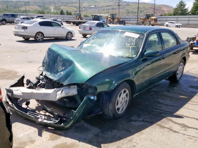 1YVGF22C015231057 - 2001 MAZDA 626 ES GREEN photo 2