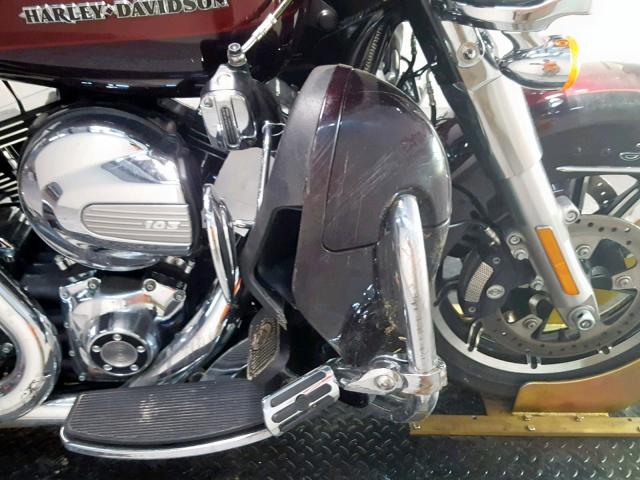 1HD1KEL17EB699752 - 2014 HARLEY-DAVIDSON FLHTK ELEC BURGUNDY photo 10