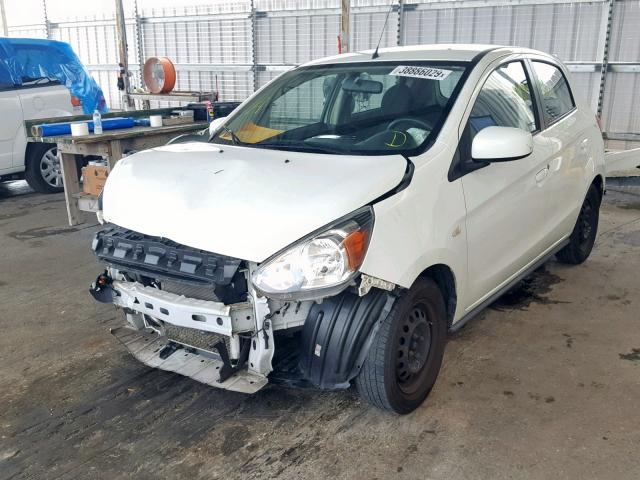 ML32A3HJ6EH008023 - 2014 MITSUBISHI MIRAGE DE WHITE photo 2