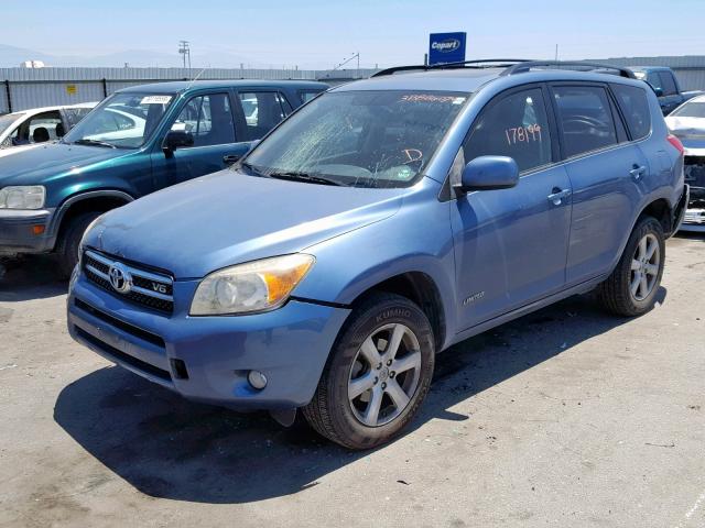 JTMBK34V285056966 - 2008 TOYOTA RAV4 LIMIT BLUE photo 2