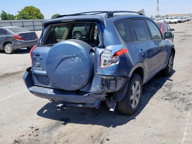 JTMBK34V285056966 - 2008 TOYOTA RAV4 LIMIT BLUE photo 4