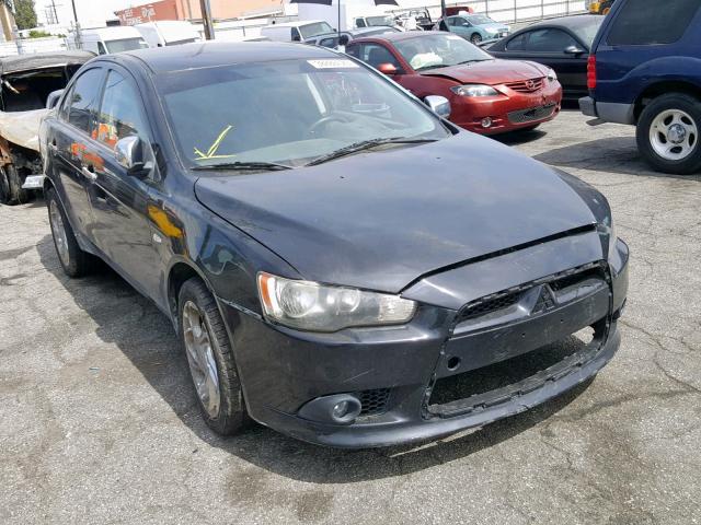 JA32U8FW1CU014055 - 2012 MITSUBISHI LANCER GT BLACK photo 1