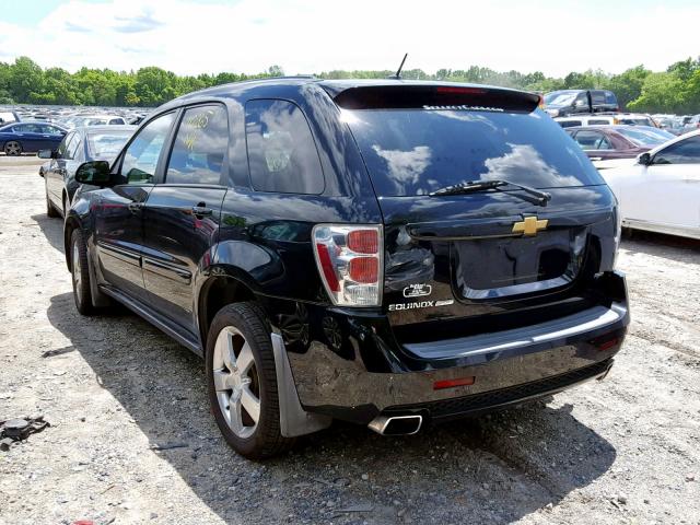 2CNDL737786012543 - 2008 CHEVROLET EQUINOX SP BLACK photo 3