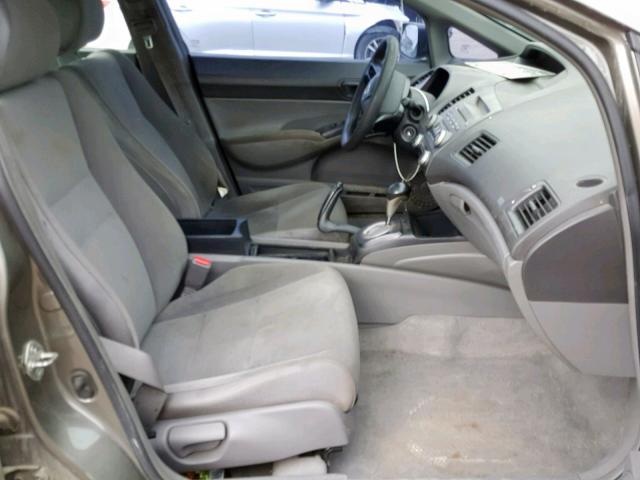 2HGFA16237H002029 - 2007 HONDA CIVIC DX GRAY photo 5