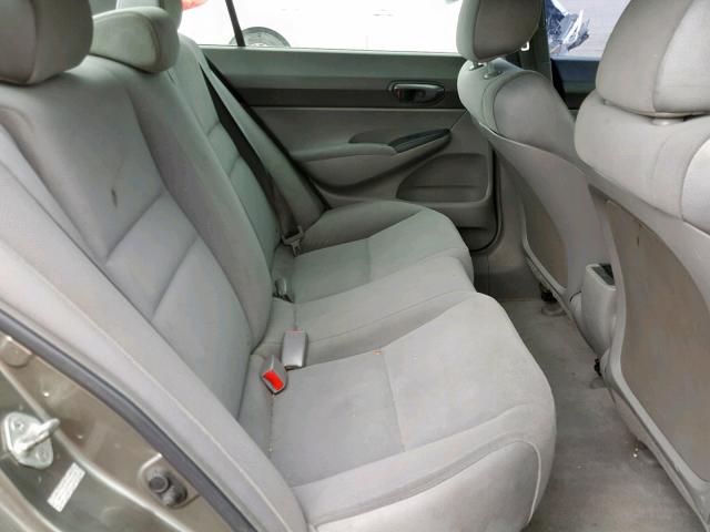 2HGFA16237H002029 - 2007 HONDA CIVIC DX GRAY photo 6