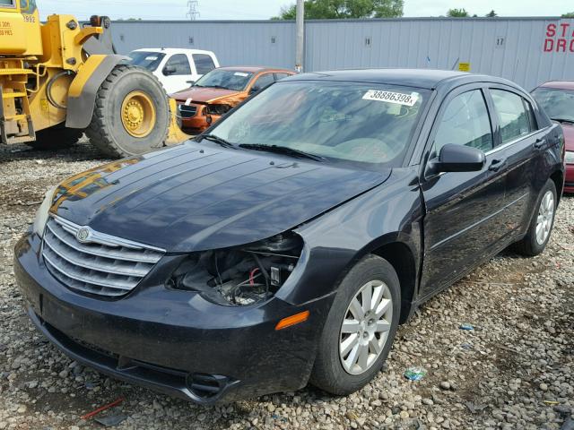 1C3LC46K78N211347 - 2008 CHRYSLER SEBRING LX BLACK photo 2