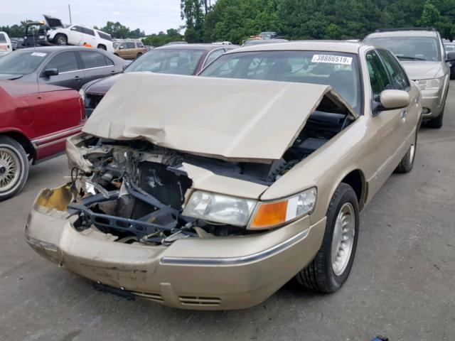 2MEFM75WXXX600166 - 1999 MERCURY GRAND MARQ GOLD photo 2