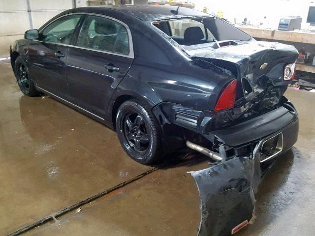 1G1ZH57B894188463 - 2009 CHEVROLET MALIBU 1LT 黑色 照片 3