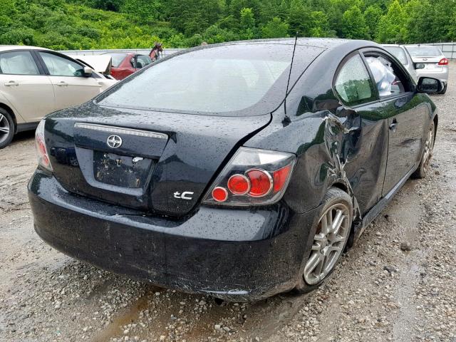 JTKDE167880269784 - 2008 TOYOTA SCION TC BLACK photo 4