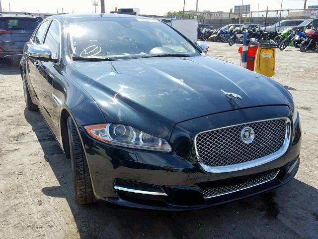 SAJWA2GB6BLV09717 - 2011 JAGUAR XJL GREEN photo 1