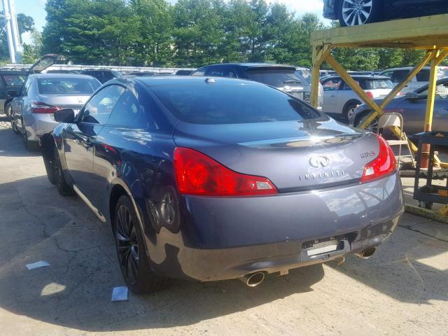 JN1CV6EL1DM983132 - 2013 INFINITI G37 GRAY photo 3