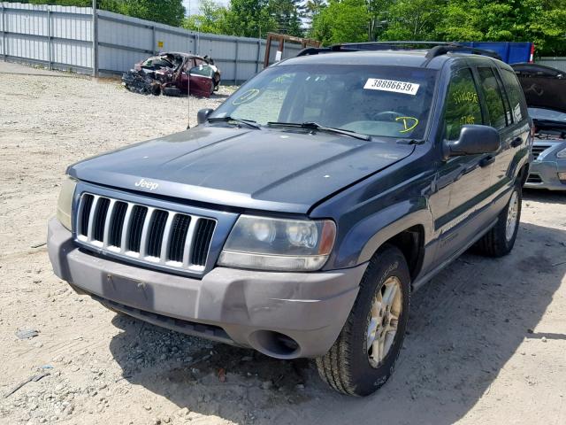 1J4GW48S54C297078 - 2004 JEEP GRAND CHER GRAY photo 2