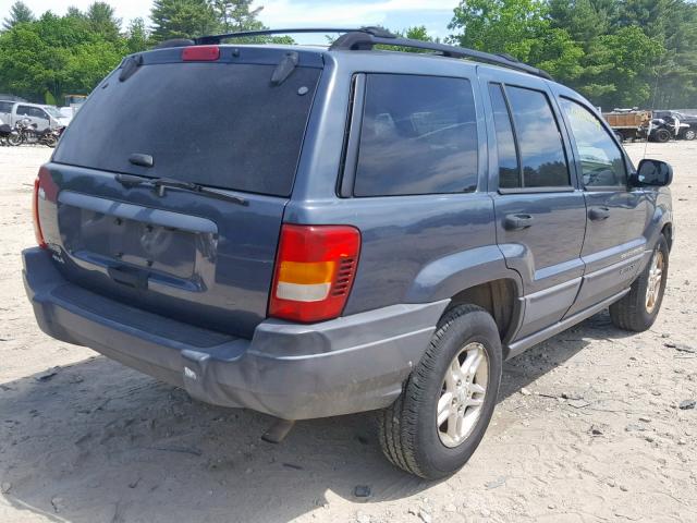 1J4GW48S54C297078 - 2004 JEEP GRAND CHER GRAY photo 4