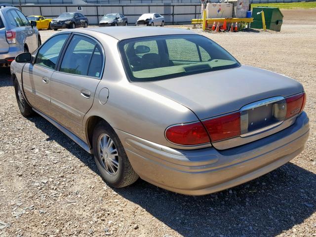 1G4HP52K144122810 - 2004 BUICK LESABRE CU BEIGE photo 3