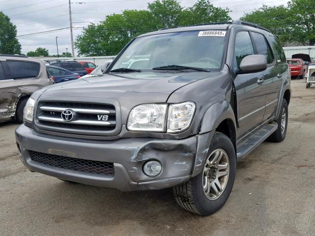 5TDBT48A14S224661 - 2004 TOYOTA SEQUOIA LI SILVER photo 2