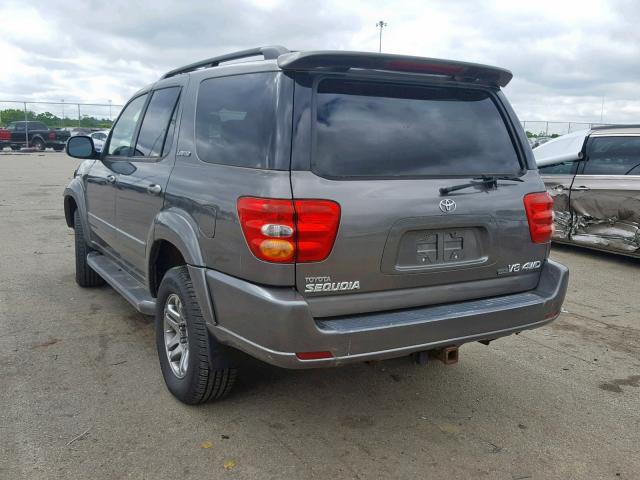 5TDBT48A14S224661 - 2004 TOYOTA SEQUOIA LI SILVER photo 3