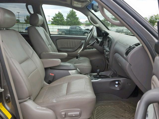 5TDBT48A14S224661 - 2004 TOYOTA SEQUOIA LI SILVER photo 5